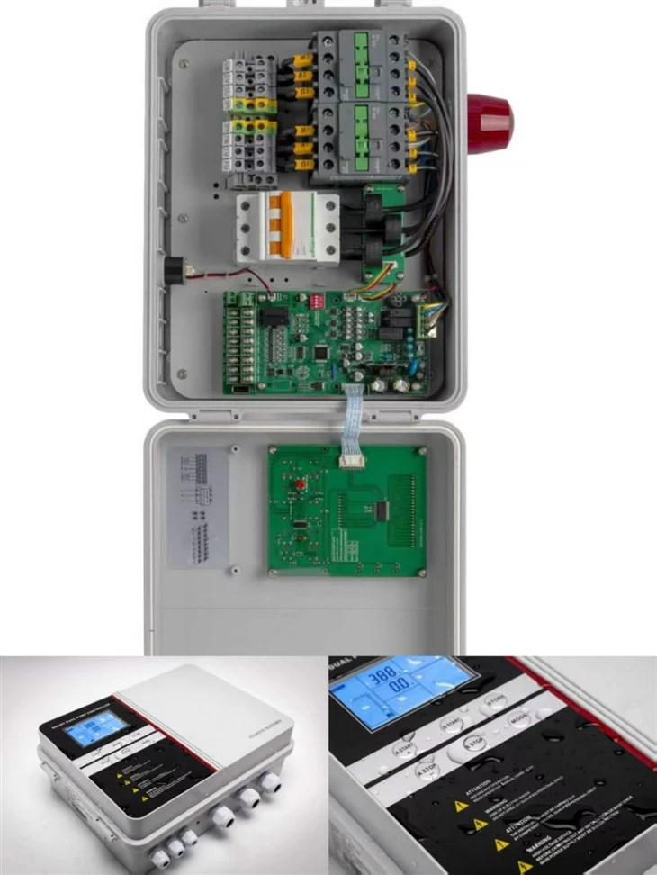 Pannello di controllo trifase a doppia pompa da 0,75-4kw